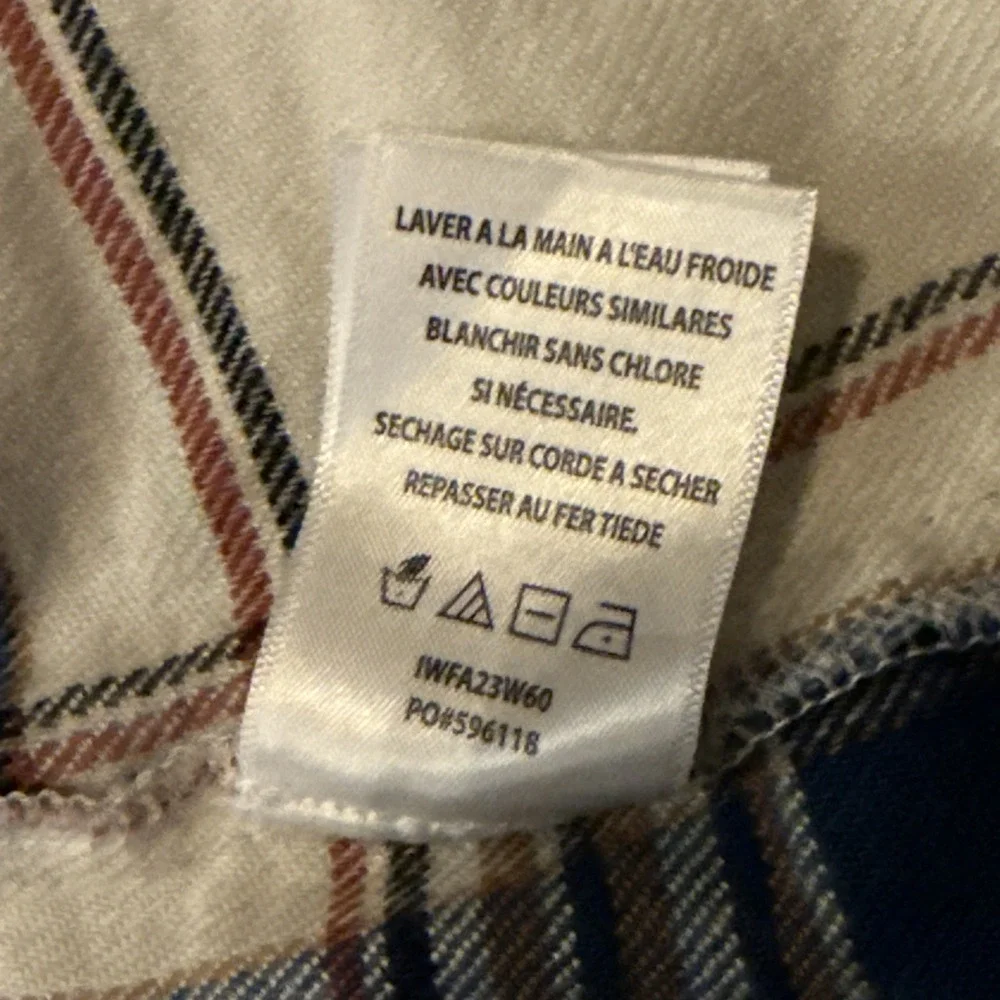 Idyllwind Miranda Lambert Shirt Womens XL White Blue Plaid Pearl Snap Western - Picture 4 of 12